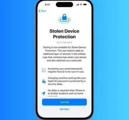 海陵苹果授权维修店分享被盗设备保护功能开启方法