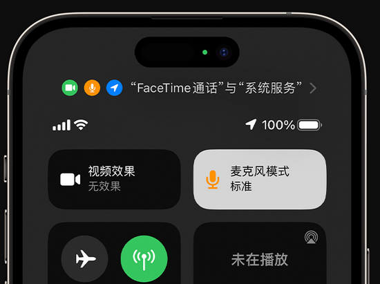 海陵苹果授权维修网点分享iPhone在通话时让你的声音更清晰 