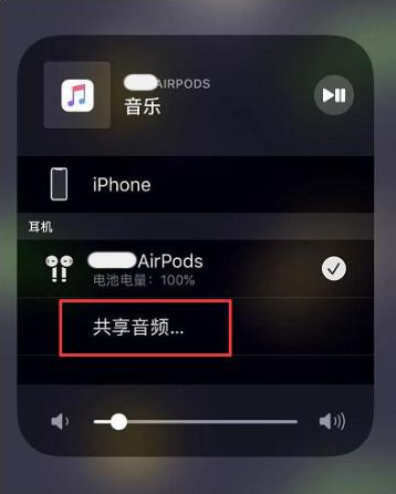 海陵苹果14音频维修点分享iPhone14音频共享设置方法 