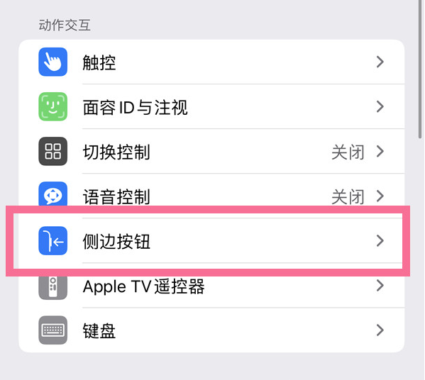 海陵苹果14维修店分享iPhone14 Plus侧键双击下载功能关闭方法 