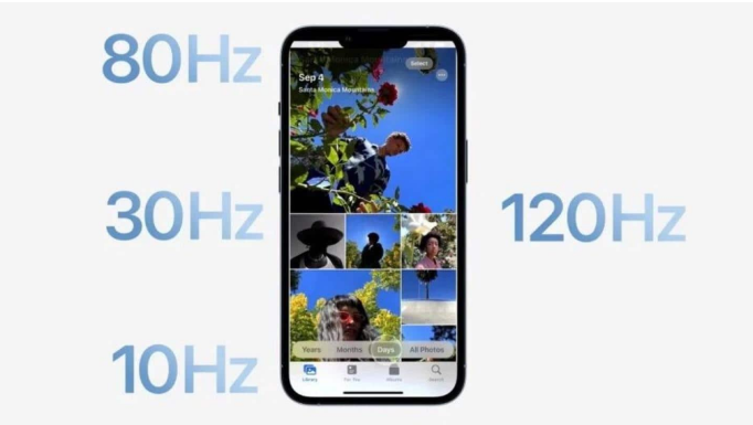 海陵苹果14维修分享iPhone 14有高刷吗 