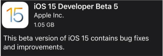 海陵苹果手机维修分享如何升级到iOS15.0 beta5 
