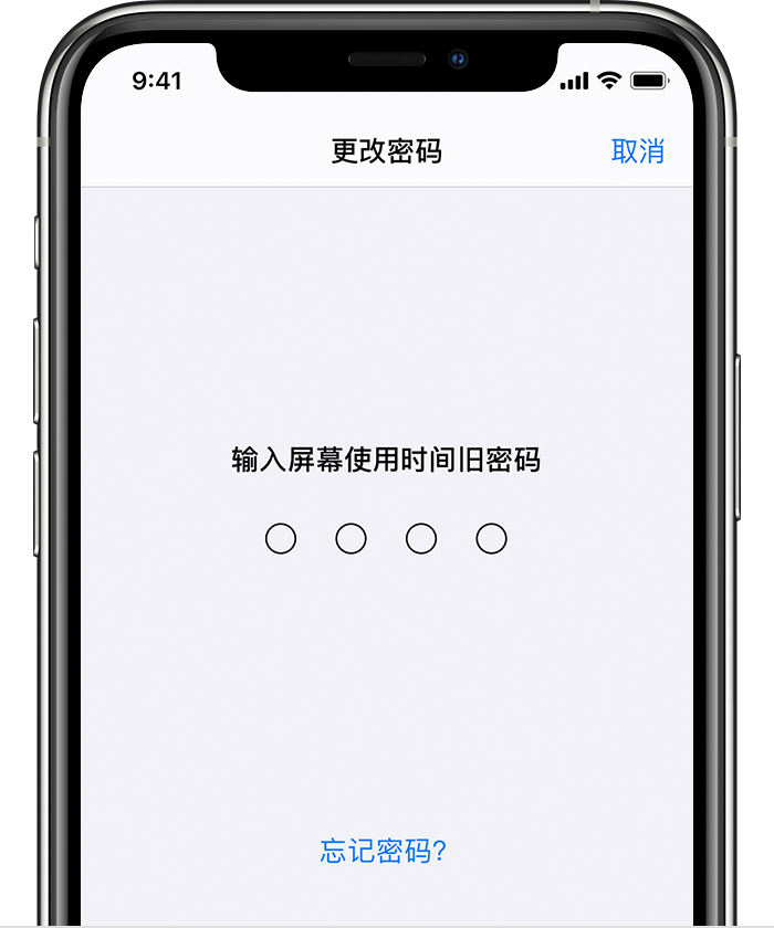 海陵苹果手机维修分享iOS 14 忘记屏幕使用时间密码怎么办 